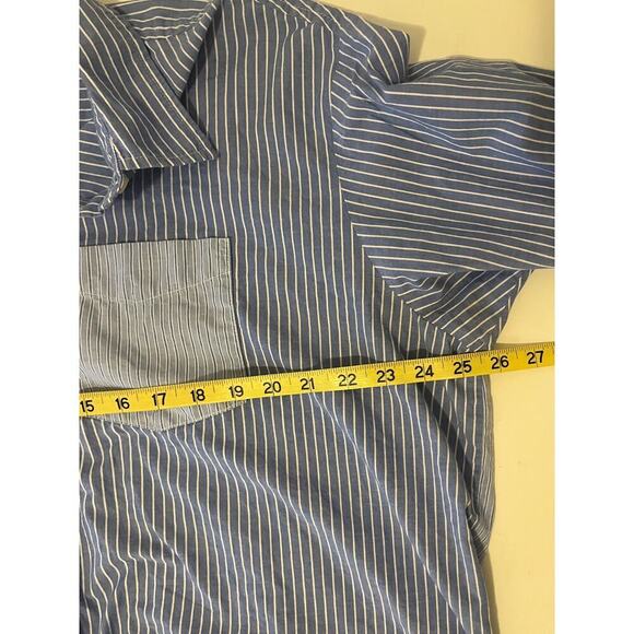 Gap Oversized Poplin Striped Shirt - Picture 5 of 6